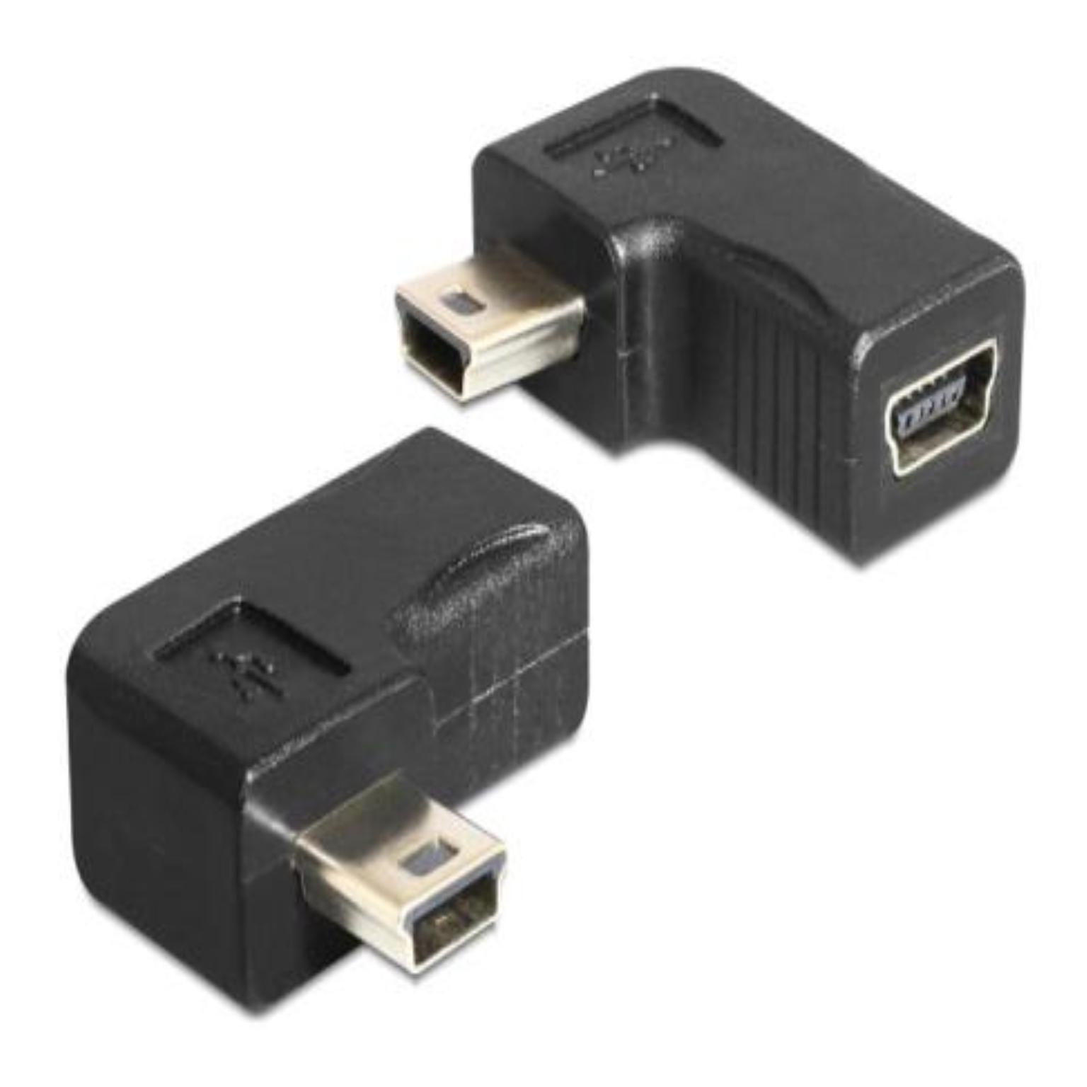Image of Adapter USB mini B 5pin St/Bu 90 gewink. Delock - Delock
