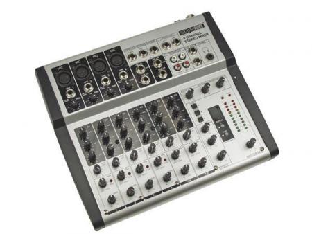 PROFESSIONEEL MENGPANEEL - 8 KANALEN - DIGITALE REVERB / ECHO - HQ-Power