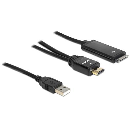 Image of IPhone/iPad - HDMI en USB Kabel - Delock