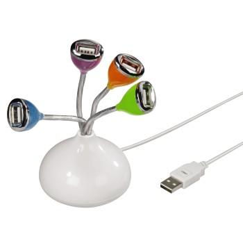 Image of Hama bloem USB 2.0 HUB 1:4