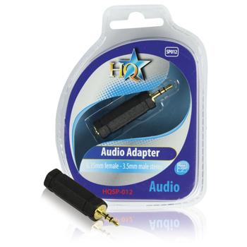 Image of Audio adapter 6.35mm vrouwelijk - 3.5mm mannelijk stereo - HQ