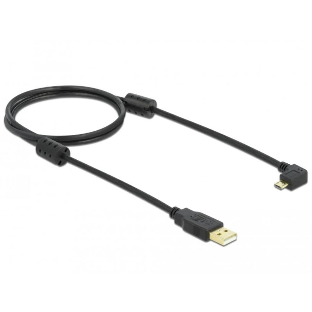Image of Delock Cable USB-A male > USB micro-B male angled 270 - Delock