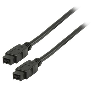 Image of FireWire 9p naar 9p kabel 2,00 m zwart - Valueline