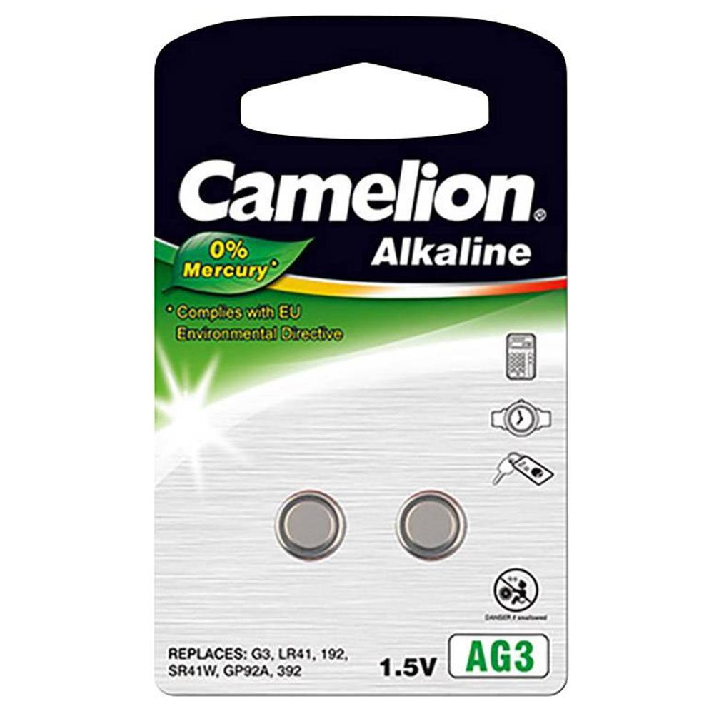 Image of Camelion AG3 Knoopcel Alkaline (Alkali-mangaan) 41 mAh 1.5 V 2 stuks