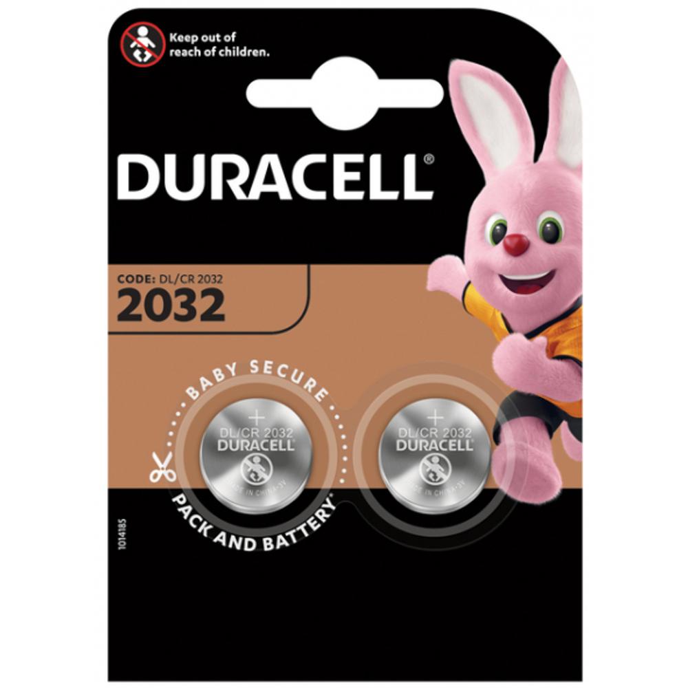 Knoopcel batterij - CR2032 - 2 batterijen - Duracell
