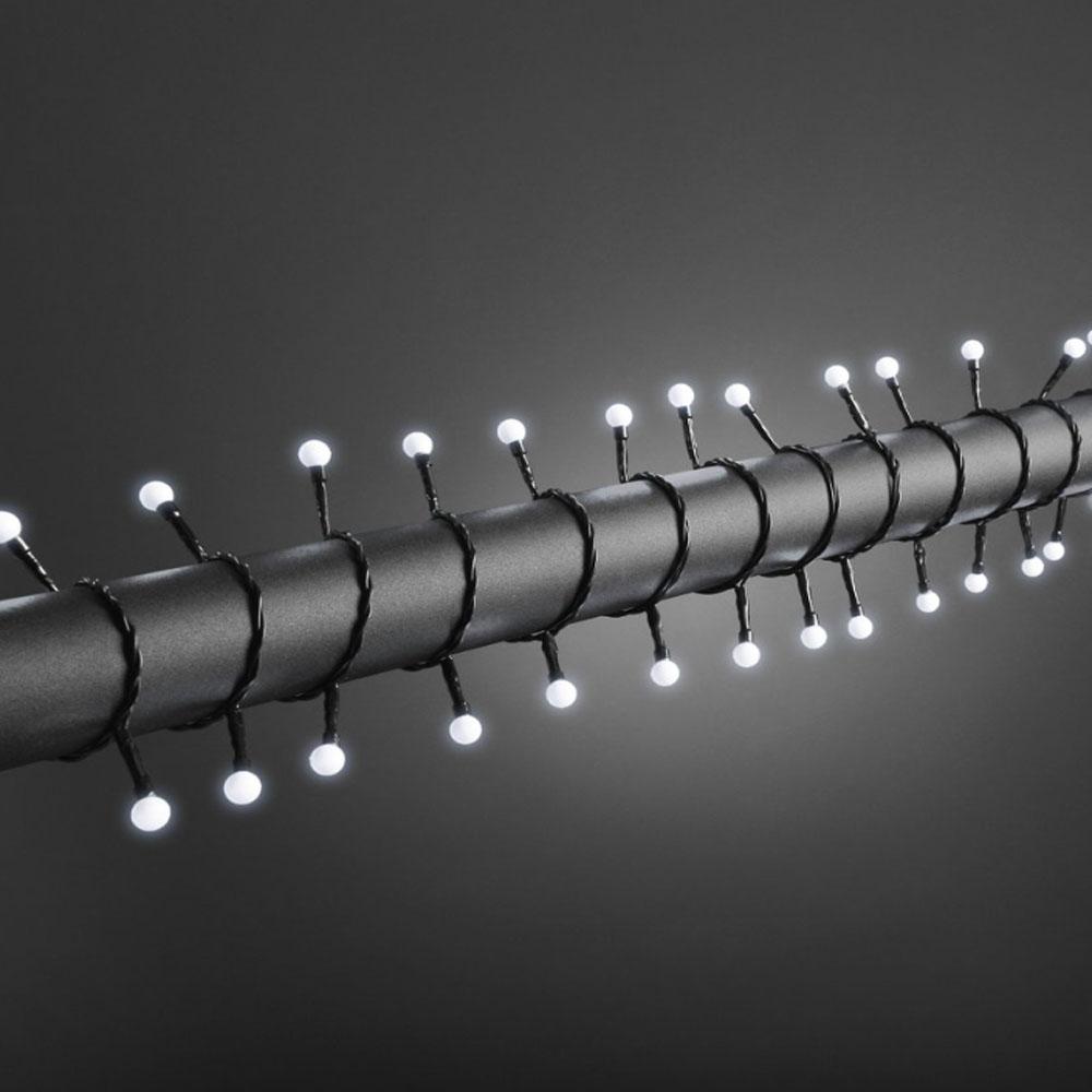Clusterverlichting - led kerstverlichting buiten en binnen - 160 lampjes - 12.72 meter - koud wit