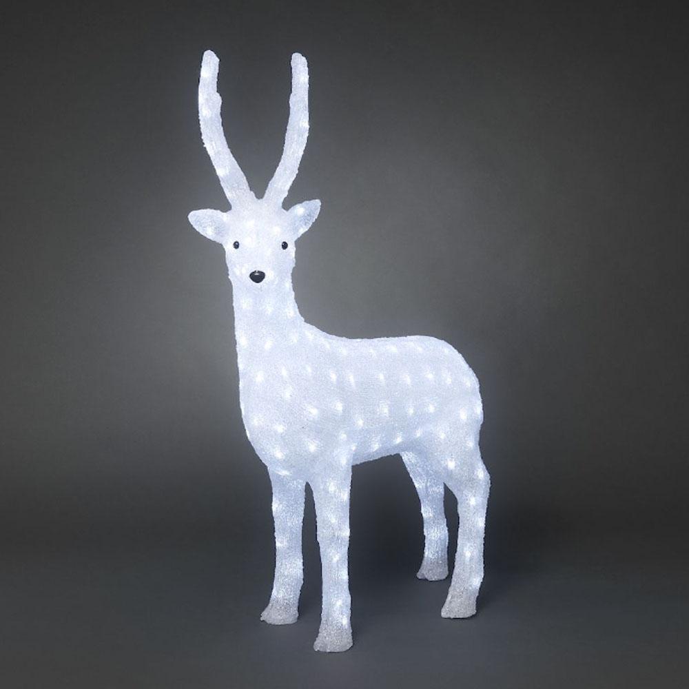 Kerstfiguur - Rendier - Lichtkleur: Koud Wit, Type: Led, Aantal Led ...