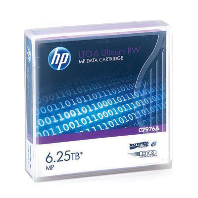 Image of HP Back up Tape/Cartridge LTO-6 Ultrium 6,25TB C7976A