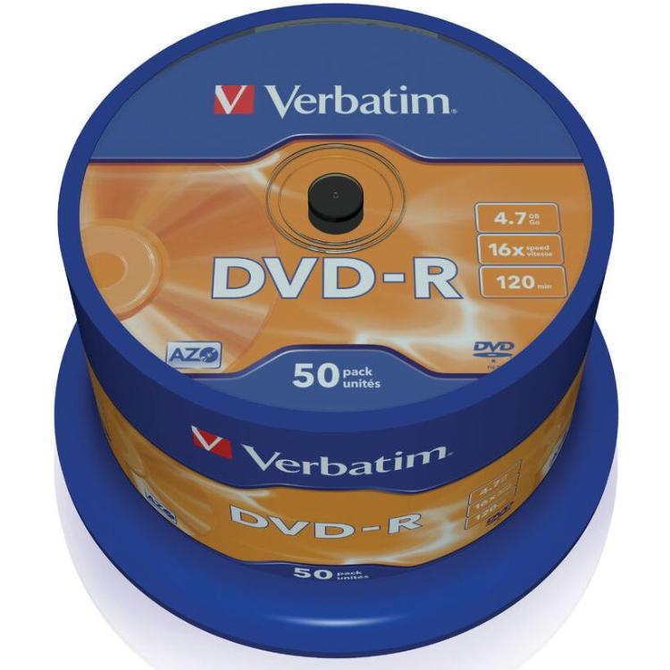 DVD-R - 50 stuks - Verbatim