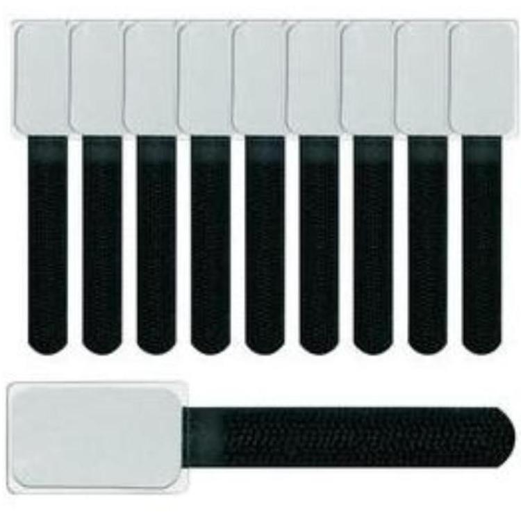 Klittenband - 90 mm - Zwart - Label-the-Cable