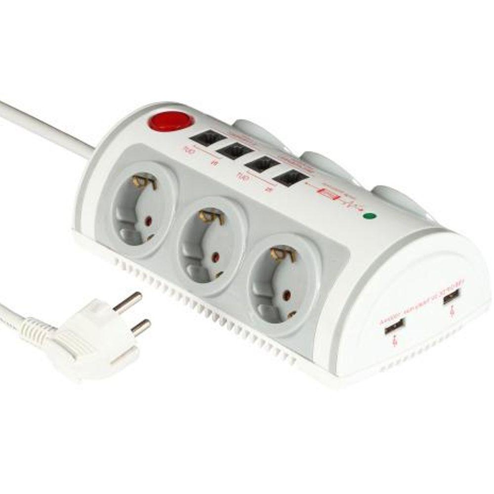 6-Voudige Stekkerdoos - Professioneel - EFB Elektronik