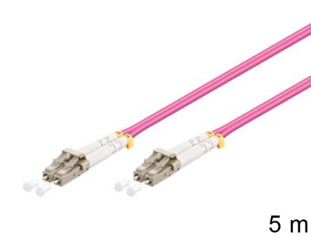 Vezeloptische LC/LC-kabel 50/125µ 5m OM4 - Delock