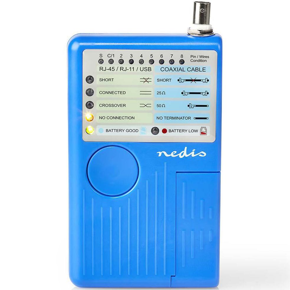 Kabel Tester RJ45, RJ11, USB en UTP/FTP/STP