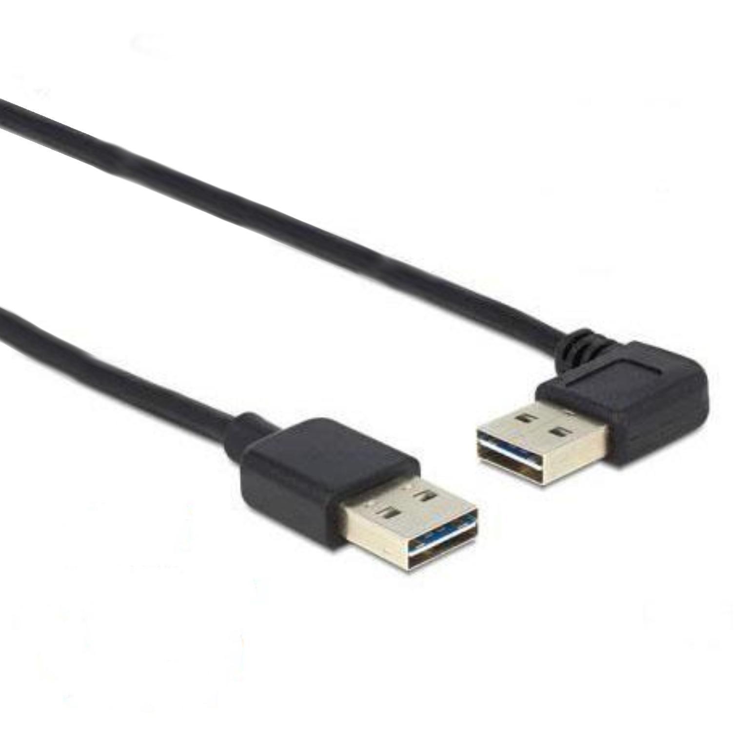 Image of USB 2.0 kabel - 3 meter - Haaks - Delock