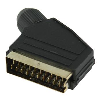 Image of SCART connector SCART mannelijk zwart - Valueline