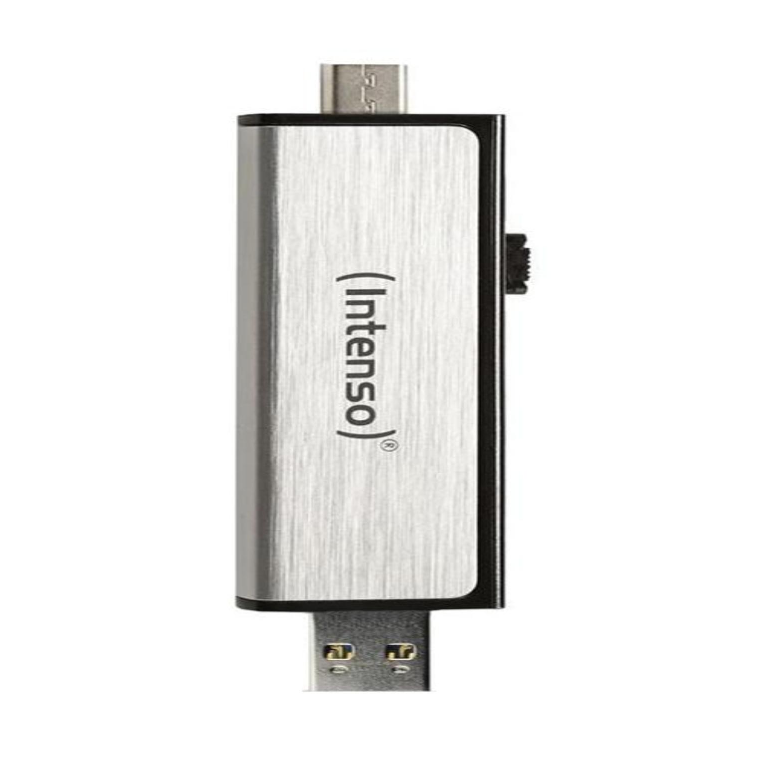 Image of Intenso - USB Flash Drive Mobile Line, 8GB USB 2.0 Silver (3523460)