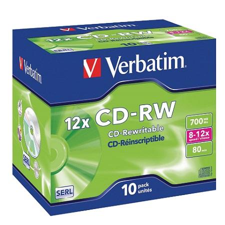 CD-RW - 10 stuks - Verbatim