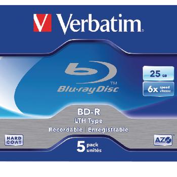 Image of Blu-ray 25GB Jewel Case 5 stuks - Verbatim
