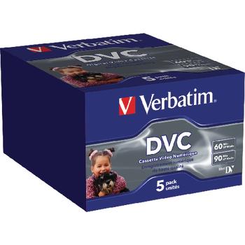 Image of Digital Video Cassette 60 minuten 5-Pak - Verbatim