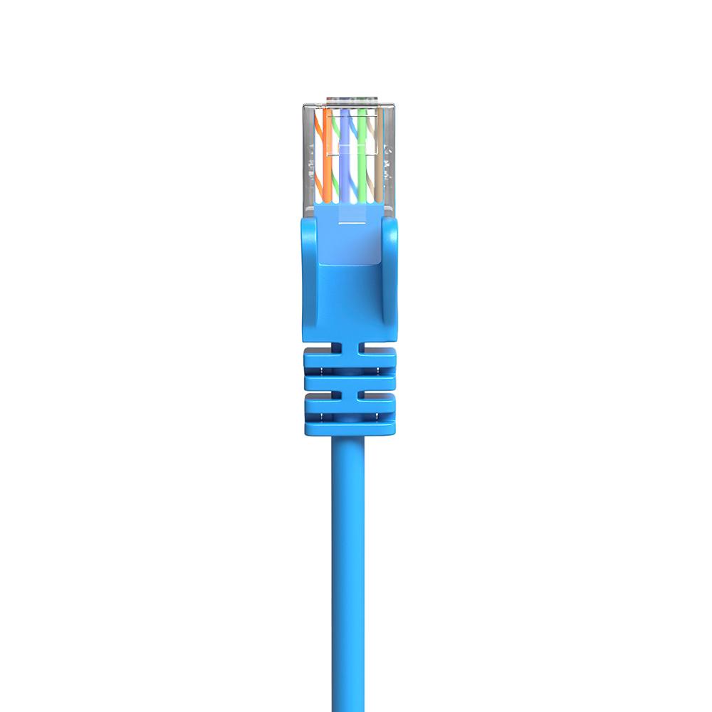 U/UTP Cat 5e - 0.25 meter - Blauw - Allteq