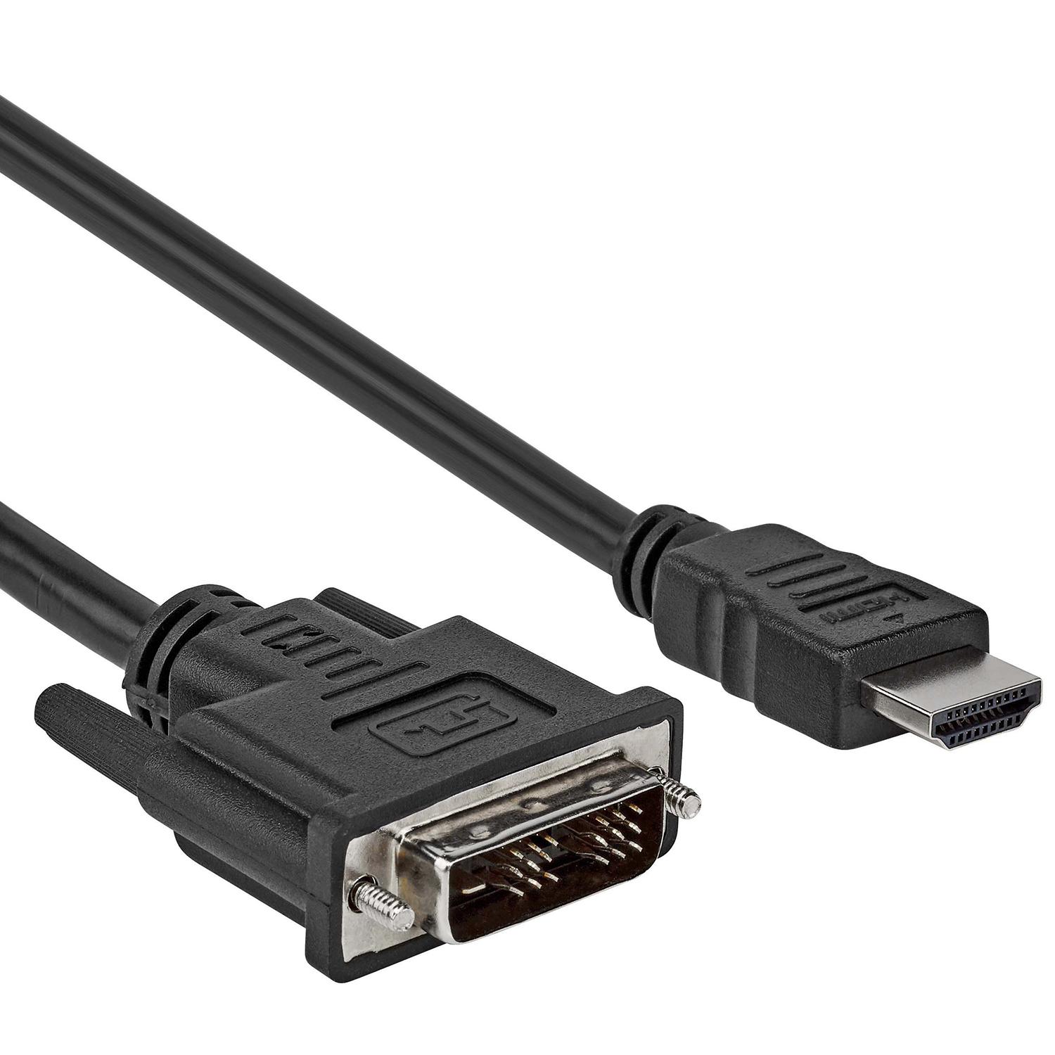 Image of HDMI - DVI kabel - 1 meter - Goobay