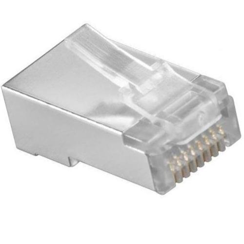 Image of Modular plug RJ45 shielded 8P8C for round cable - Goobay