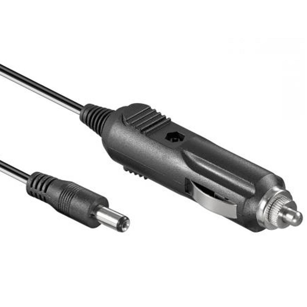 Image of Car cigarette lighter cable lenght 1,8 mtr , plug> DC-jack - Goobay