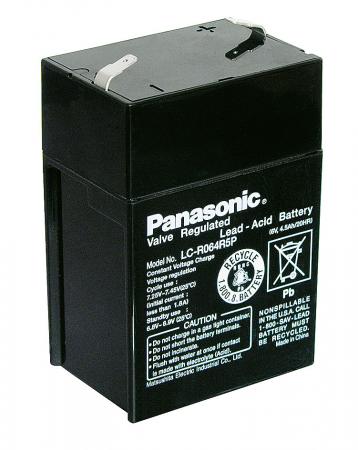 Image of Lead acid battery (Panasonic) Panasonic: LC-R064R5P (Faston 187 - 4,8m