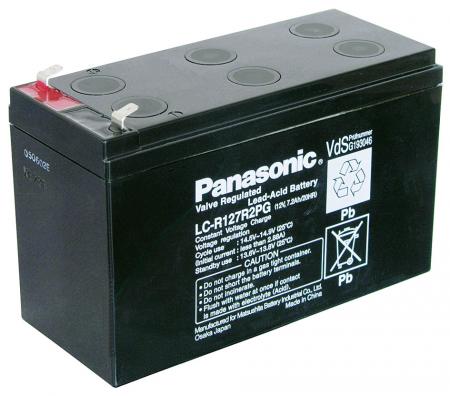 Image of Lead acid battery (Panasonic) Panasonic: LC-R127R2PG (Faston 187 - 4,8