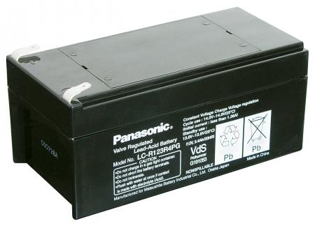 Image of Lead acid battery (Panasonic) Panasonic: LC-R123R4PG (Faston 187 - 4,8