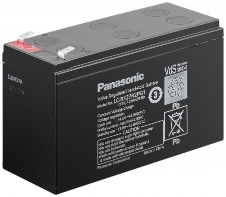 Image of Lead acid battery (Panasonic) Panasonic: LC-R127R2PG1 (Faston 250 - 6,