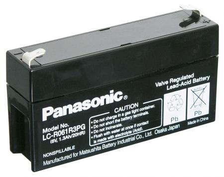 Image of Lead acid battery (Panasonic) Panasonic: LC-R061R3PG (Faston 187 - 4,8