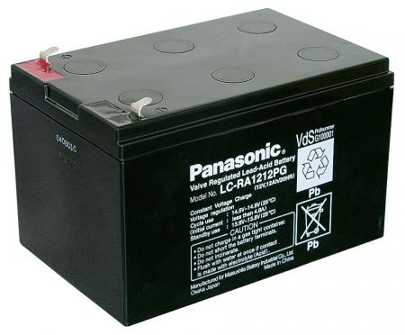 Image of Lead acid battery (Panasonic) Panasonic: LC-RA1212PG (Faston 187 - 4,8