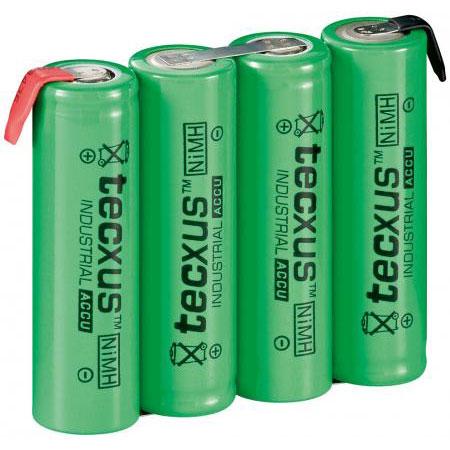 Oplaadbare AA soldeer batterij - 4.8 volt - Tecxus