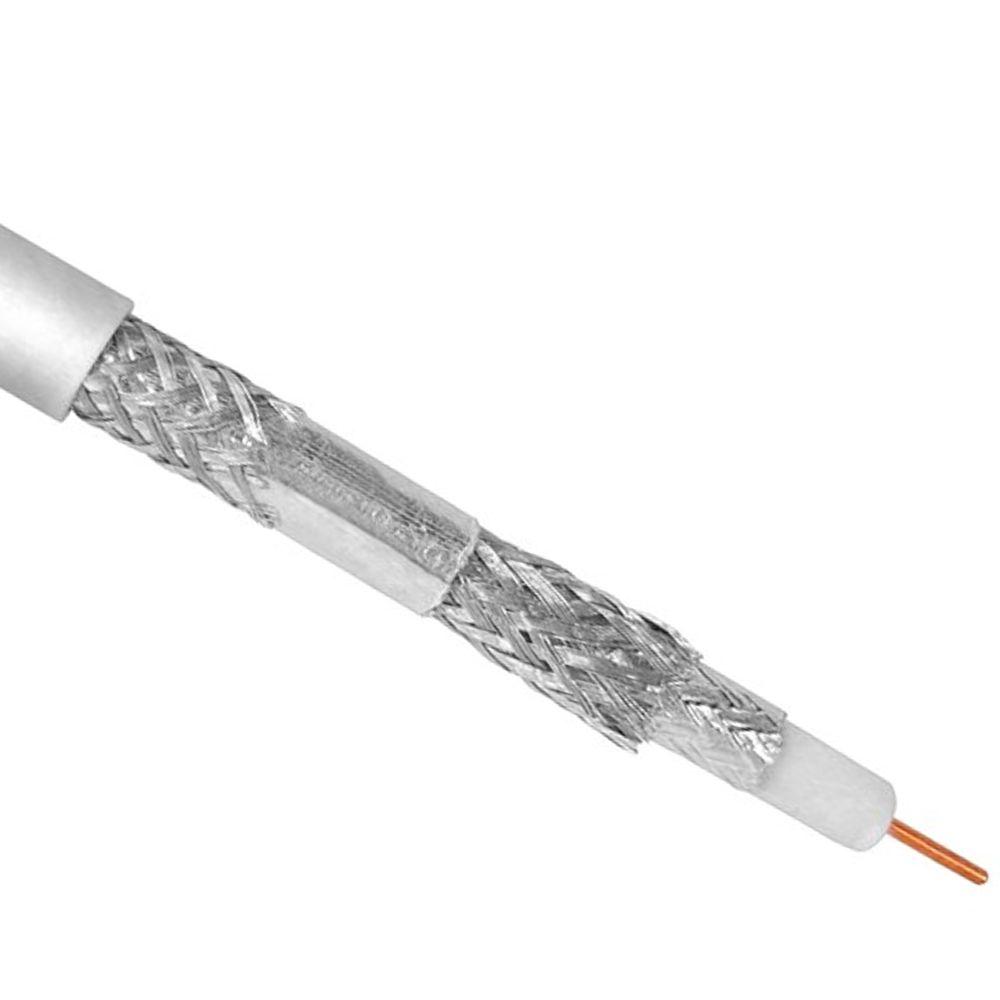 Image of Coaxial cable (CCS) 120dB 4x shielded 100m 100m on paper spool - Gooba