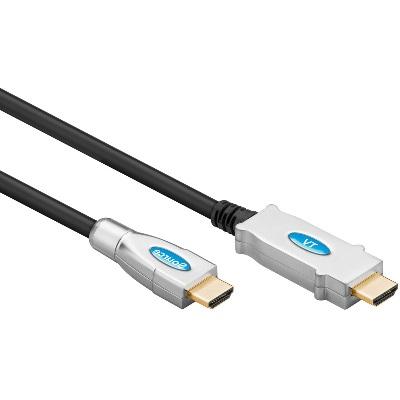 Image of Goobay HDMI Aansluitkabel [1x HDMI-stekker - 1x HDMI-stekker] 30 m Zwart