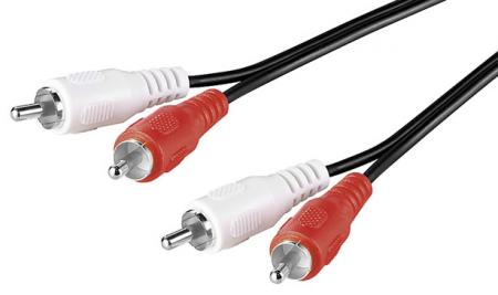 Image of Audio video cable 15,0 m 2 x RCA plug > 2 x RCA plug - Goobay