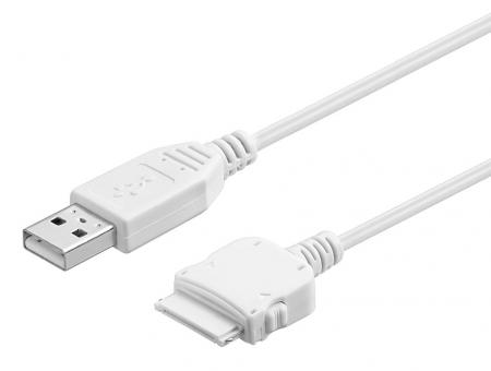 Image of USB datacable for Apple iPod, iPhone 3G/-3Gs/-4/-4s - Goobay