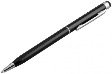 Image of Touchpen for capacitive Touchscreens (black) with ballpoint pen - Goob