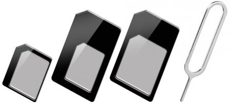 Image of Goobay 43929 SIM-adapter Aangepast van: Micro SIM, Nano SIM Aangepast naar: Micro SIM, Standaard SIM