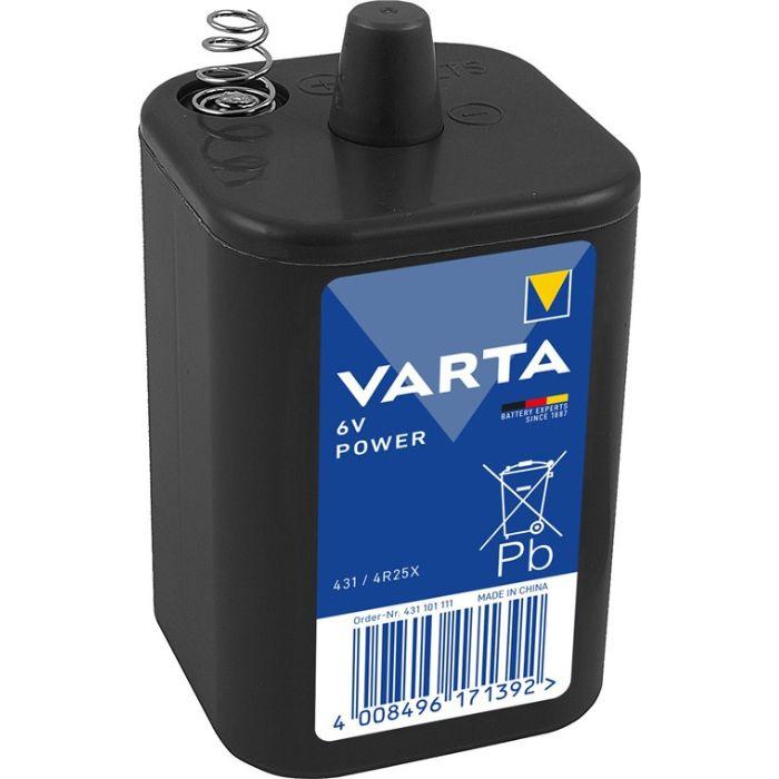 Image of Battery 6Volt Blockbattery - Varta (431) LongLife Plus - Zinkchlorid -