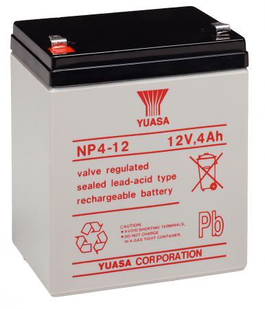 Image of Lead acid battery (Yuasa) Yuasa: NP4-12 (Faston 187 - 4,8mm) - Goobay