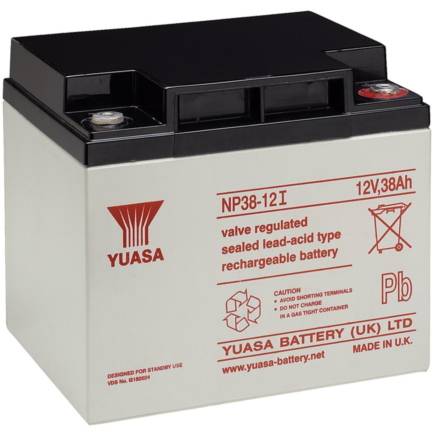 Image of Lead acid battery (Yuasa) Yuasa: NP38-12I (M5 connection) - Goobay