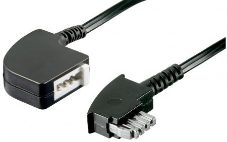 Image of TAE extension cable TAE-N plug > TAE-N jack - Goobay