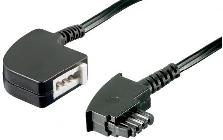 Image of TAE extension cable TAE-F plug > TAE-F jack - Goobay