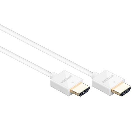 Image of HDMI kabel slimline - 1.5 meter - Wit - Goobay