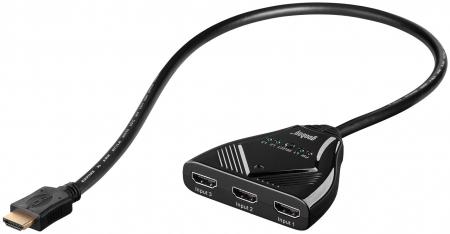 Image of Automatic HDMI switch box 3 IN / 1 OUT HDTV up to 1080p (FullHD), supp