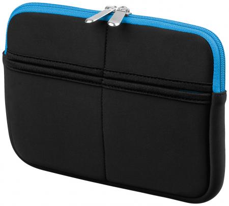 Image of Synthetic rubber case 8inches (black/blue) for Apple iPad mini,Samsung