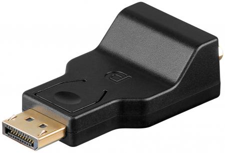 Image of DisplayPort / VGA Adapter [1x DisplayPort stekker - 1x VGA bus] Zwart Goobay