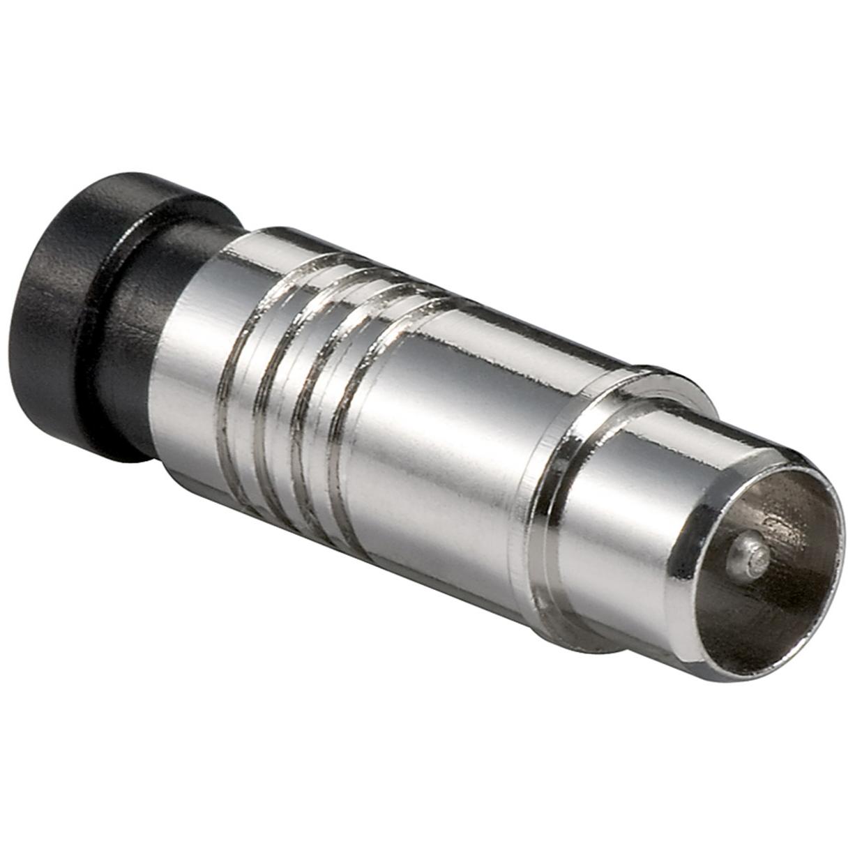 Image of Coaxial-compression-plug (IEC), for outer-? 7,0 mm metal - Goobay